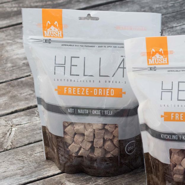 Mush hellä frystorkat nöt