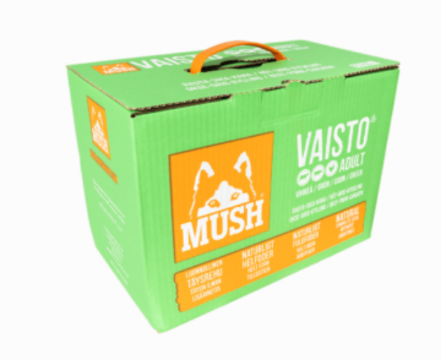 Bild på MUSH Vaisto® GRÖN 10 kg fryst helfoder