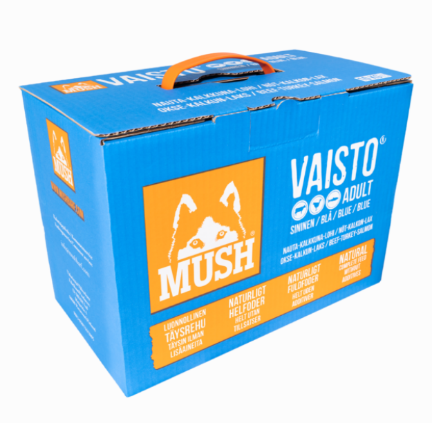 Bild på MUSH Vaisto® BLÅ 10 kg fryst helfoder