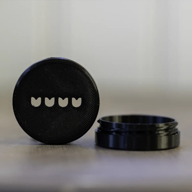 Svart dofthållare Tulip med fyra hål.