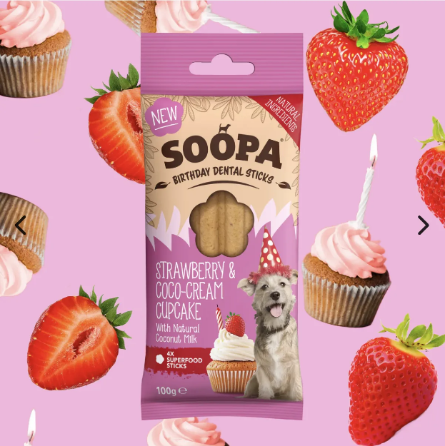 Soppa Strawberry & Coco-Cream Cupcake