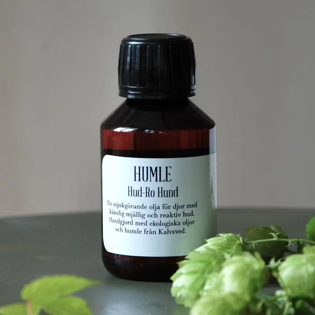 Hud-Ro Hund är en mjukgörande och lugnande olja