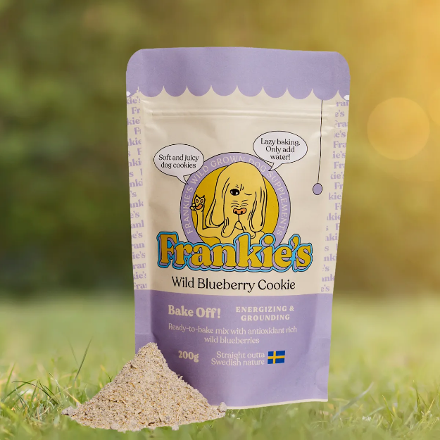 Frankies bake off-mix för hundgodis.